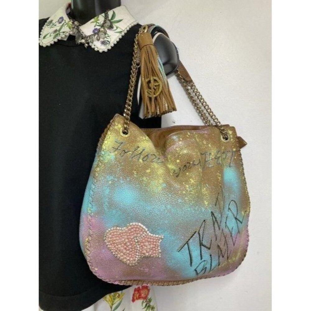 michael kors graffiti customized with multicolor s - Picture 6 of 12